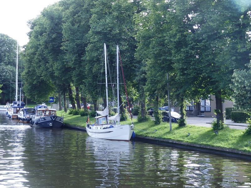 beliebter Anlegeplatz in Leeuwarden
Hauptkanal